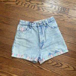 Vintage 80s denim shorts